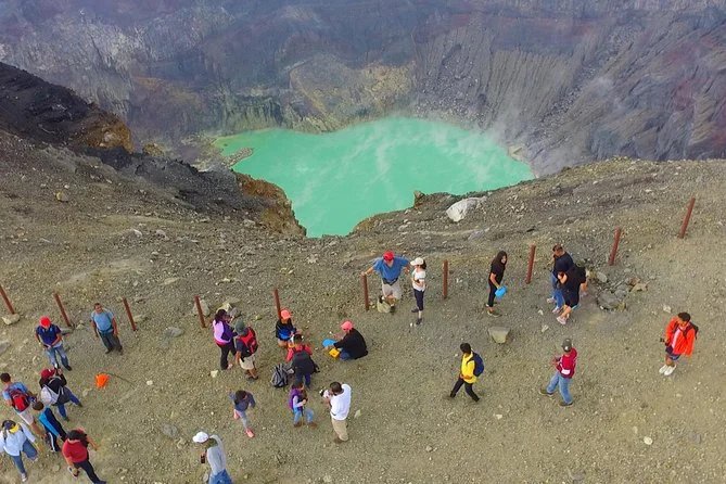 Santa Ana Volcano turquoise crater